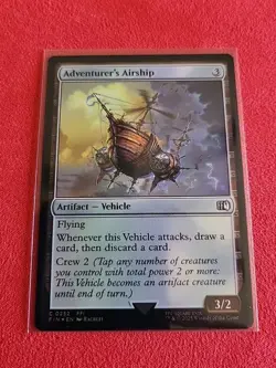 Adventurer's Airship Final Fantasy Foil FIN 252 MTG Vehicle - Image 1
