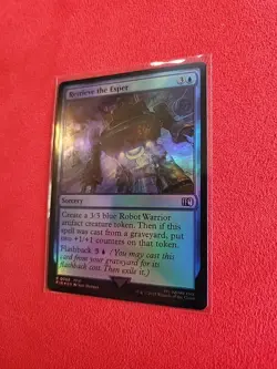 Retrieve the Esper Final Fantasy Foil FIN 68 MTG Sorcery Blue - Image 3