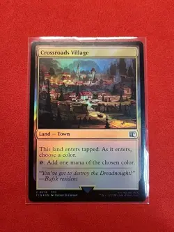 Crossroads Village Final Fantasy Foil FIN 276 Land - Image 1