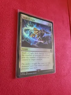 Slash Of Light FIN 0032 MTG Universes Final Fantasy Foil Instant - Image 2