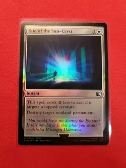 Fate of the Sun-Cryst Final Fantasy Foil FIN 19 Instant MTG - Image 1
