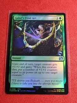 Galuf's Final Act Final Fantasy Foil FIN 186 MTG Uncommon - Image 1