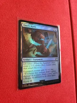 Thief's Knife Final Fantasy Foil FIN 81 MTG Artifact Blue - Image 2