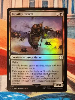Bloatfly Swarm 0042 Foil Fallout Magic MTG PIP Universes Beyond - Image 1