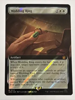 MTG Doctor Who Wedding Ring Extended Art Surge Foil 1059 NM Mythic - Image 1