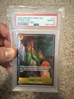 One Piece Card Game Upper Yard OP05-117 Alt Art Foil Uncommon 2024 PSA 10 - Image 1