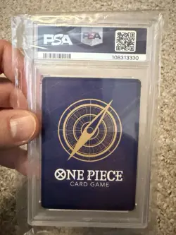 One Piece Card Game Upper Yard OP05-117 Alt Art Foil Uncommon 2024 PSA 10 - Image 2