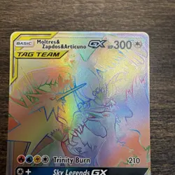 Moltres & Zapdos & Articuno GX 69/68 Hidden Fates - Pokemon Card - Near Mint - Image 3