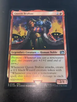 MTG: FF Queen Brahne, Final Fantasy Foil (unplayed) - Image 1