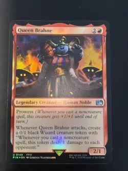 MTG: FF Queen Brahne, Final Fantasy Foil (unplayed) - Image 2