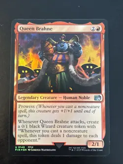MTG: FF Queen Brahne, Final Fantasy Foil (unplayed) - Image 3