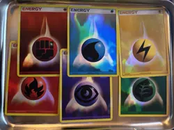 Basic Energy HOLO 2006-2007 Pokemon League Promo Card Lot 2 LP 4 NM - Image 1