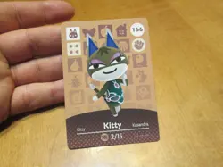 KITTY # 166 Welcome To Animal Crossing New Leaf Horizons AMIIBO Card Series 2 - Image 1