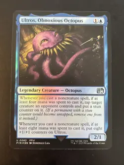 MTG: FF Ultros, Obnoxious Octopus. Final Fantasy Foil - Image 1