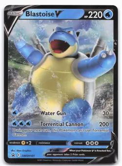 SWSH: Sword & Shield Promo Cards #SWSH101 Blastoise V - Image 1