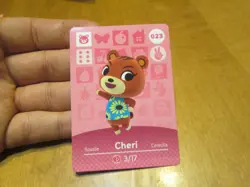 CHERI # 23 Welcome To Animal Crossing New Leaf Horizons AMIIBO Card Series 1 NEW - Image 1