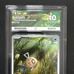 Feebas Illustration Rare Card Surging Sparks 198/191 - Pokemon TCG - Ace 10 - Image 2