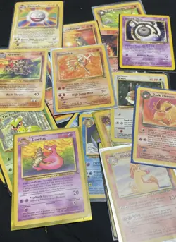 🥇20 Card Lot Pokemon, Collections Vintage Team Rocket Base Set Fossil, Promo - Image 1
