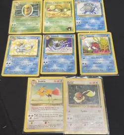🥇20 Card Lot Pokemon, Collections Vintage Team Rocket Base Set Fossil, Promo - Image 5
