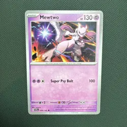 Mewtwo Stellar Crown #059/142 Uncommon Non Holo Pokemon TCG Card - Image 1