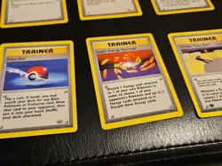 vintage pokemon trainer cards Mixed Lot 8 Cards With 1st Edition - Image 3