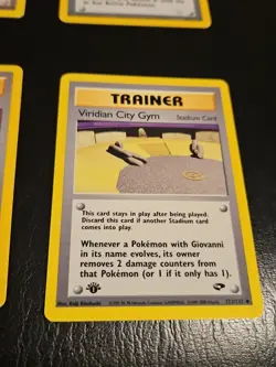 vintage pokemon trainer cards Mixed Lot 8 Cards With 1st Edition - Image 5