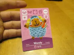 WENDY # 152 Welcome To Animal Crossing New Leaf Horizons AMIIBO Card Series 2 - Image 1