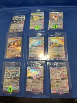 Prismatic Evolutions Surprise Box Sealed Stamped EX Promo Cards Complete Set 9/9 - Image 1