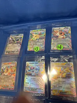 Prismatic Evolutions Surprise Box Sealed Stamped EX Promo Cards Complete Set 9/9 - Image 3