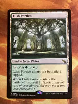 MTG Lush Portico Murders at Karlov Manor Near-Mint Rare Land!! - Image 1