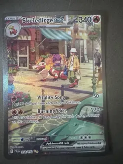 Pokemon Skeledirge EX TCG Special Illustration Rare Card Paldea Evolved 258/193 - Image 1