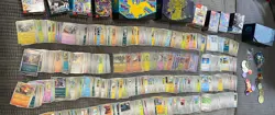 Lot of Pokemon bulk cards holos and EX 3 ETBs full Coins Phantasmal Prismatic - Image 1