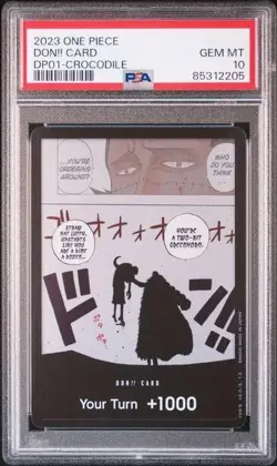 PSA 10 2023 One Piece Don Card Crocodile Japanese Gem Mint One Piece CCG - Image 2