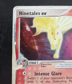 Pokemon Ninetales ex EX Hidden Legends 96/101 Holo Rare Card TCG (Damaged) - Image 3