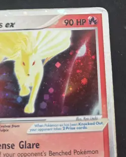 Pokemon Ninetales ex EX Hidden Legends 96/101 Holo Rare Card TCG (Damaged) - Image 4