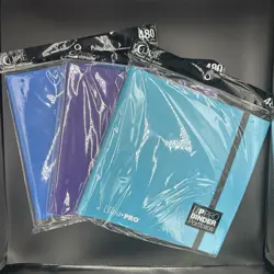(3) Ultra PRO: 12-Pocket PRO-Binder - Holds 480 Cards-Eclipse Blue, Purple, Sky - Image 3