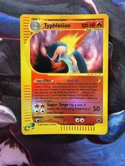 Typhlosion 65/165 Reverse Holo Rare Expedition Base Set Pokemon Card 2002 NM - Image 1