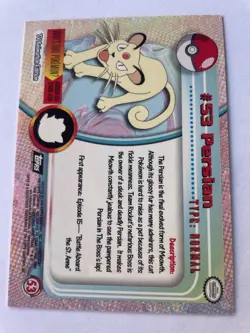 Topps Pokemon TV Animation Cards Set Of 7 - Image 2