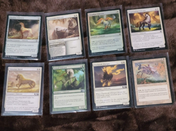 MTG Unicorn x8 Steadfast Unicorn(FOIL)Prized Unicorn/Capashen Unicorn - Image 1