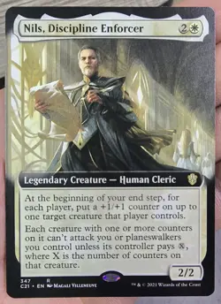 MTG - Nils, Discipline Enforcer - C21 347 - Extended Art - NM - Image 1