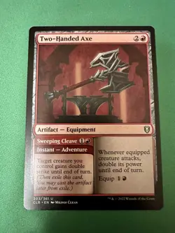 Two-Handed Axe Commander Legends: Battle for Baldur's Gate Regular Uncommon MTG - Image 1