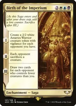 Birth of the Imperium - Surge Foil Warhammer 40,000 NM MTG - Image 1