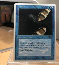 Magic: The Gathering mtg: Chronicles (Arabian Nights): Dandan/Dandan blue - Image 1