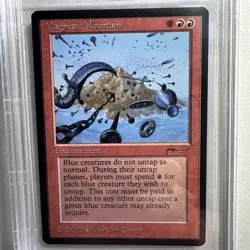 MTG Arabian Nights Magnetic Mountain BGS 9 Quad++ Mint (x2 9.5 subs) 1993 - Image 3