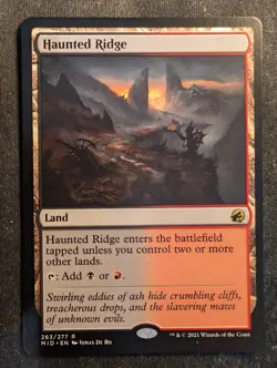 Haunted Ridge - Innistrad: Midnight Hunt (MTG) - Image 1