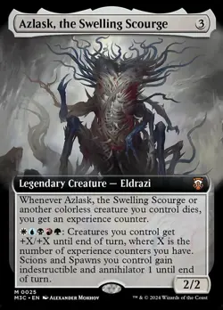 1 x Azlask, the Swelling Scourge - Extended Art - Commander: Modern Horizons 3 - - Image 1