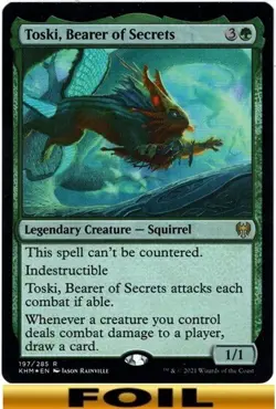 1x - Toski, Bearer of Secrets - [SELECT] - Kaldheim - NM MTG - Image 3