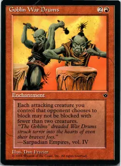 Goblin War Drums (Frazier) C Fallen Empires LP - Image 1