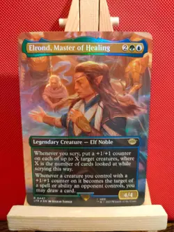 Elrond, Master of Healing FOIL (Borderless) - The Lord of the Rings - NM - MTG - Image 1