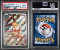 Eevee 173 Pokemon TCG Sv: Prismatic Evolutions Promo Card Holo - PSA 8 - Image 3